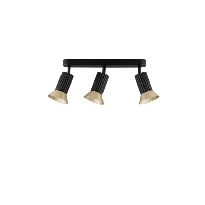 9011442 Плафонска светилка Luvia златно со црно LED 3XGU10 Nova Luce 9011442 Плафонска светилка Luvia златно со црно LED 3XGU10 Nova Luce